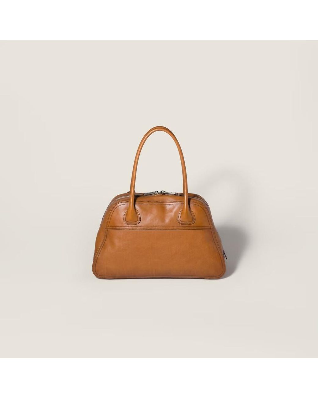 Miu Miu Brown Vivant Leather Bag