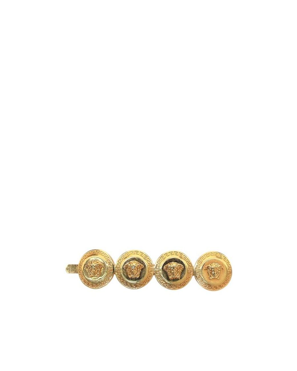 Versace Metallic Copper Hair Clip