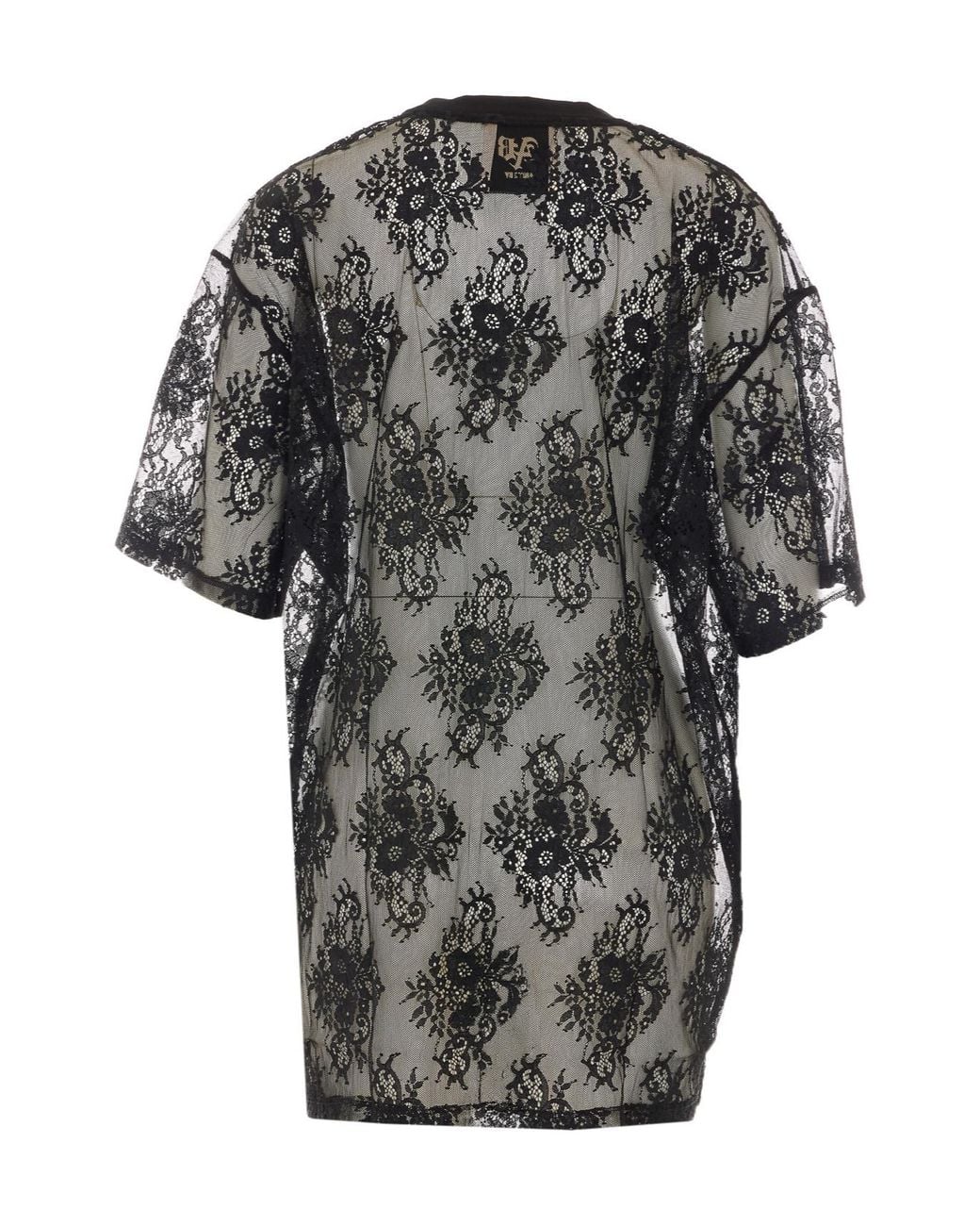 Aniye By Black Lila Lace Mesh T-Shirt