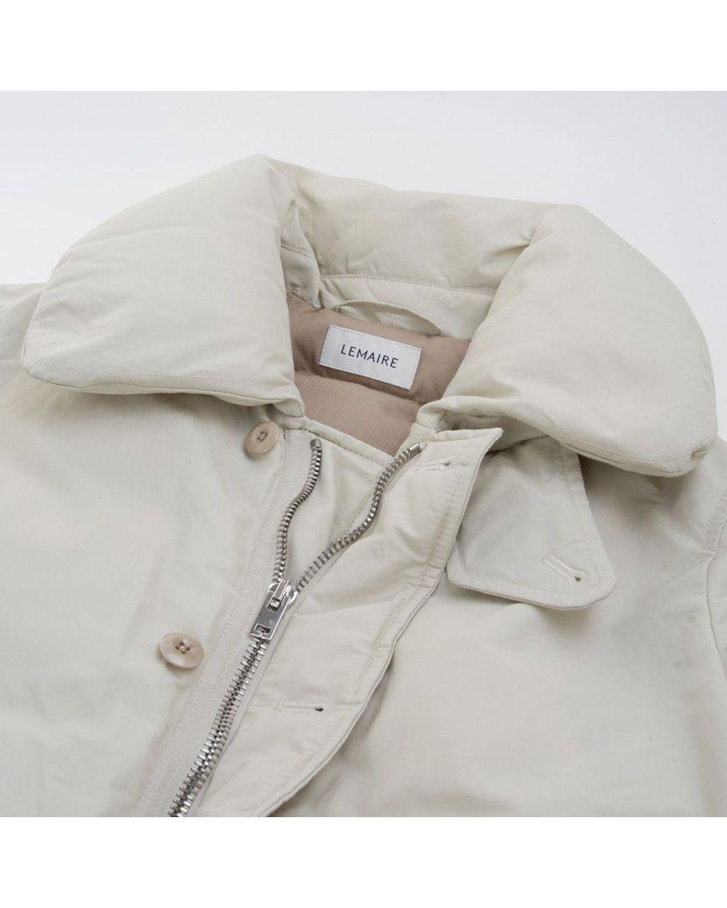 Lemaire Natural Elasticated Cuff Puffer Jacket