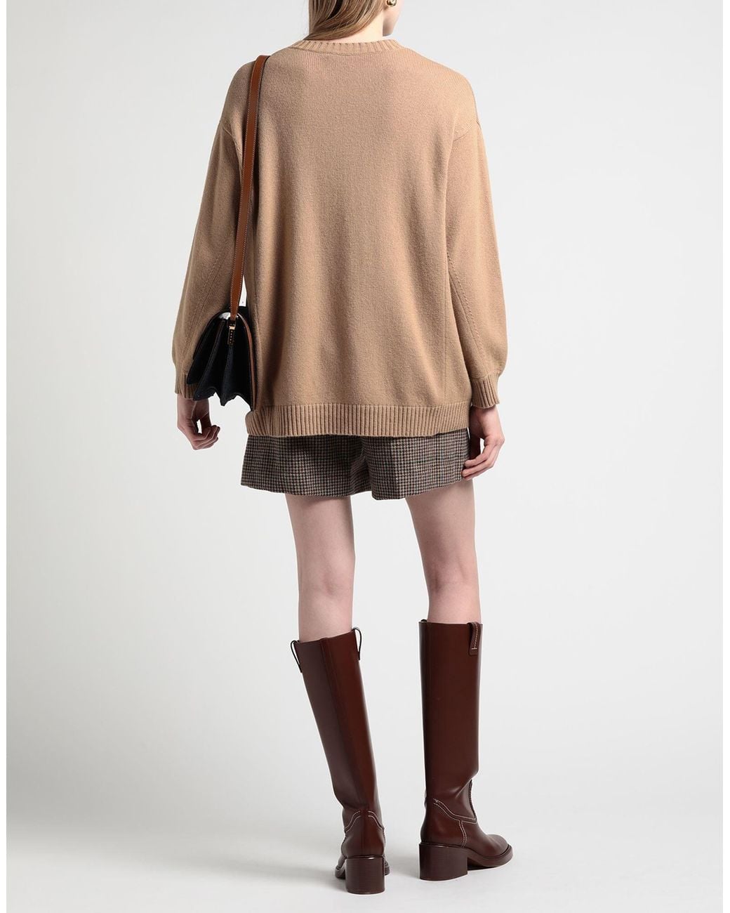 Max Mara Natural Simple Solid-Color Top