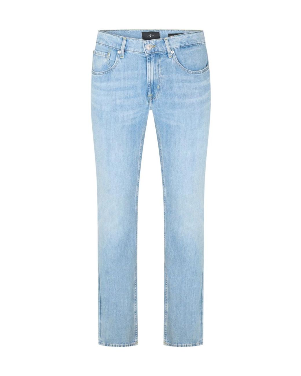 7 For All Mankind Blue Five-Pocket Jeans for men