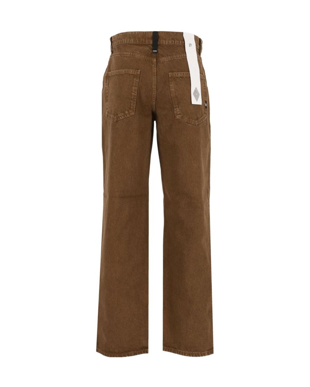 AMISH Brown Jenny Bull Straight-Leg Jeans