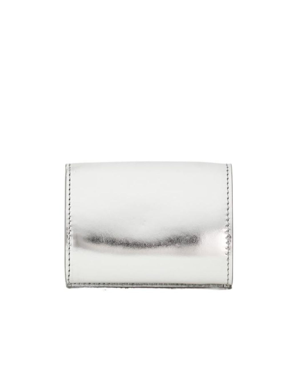 Ferragamo White Two-Color Hug Wallet