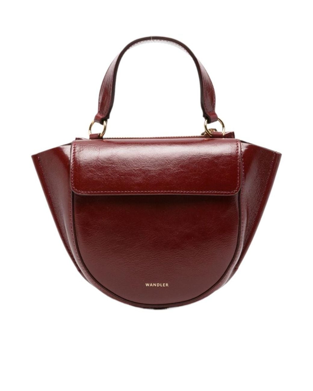 Wandler Red Flap Shoulder Bag