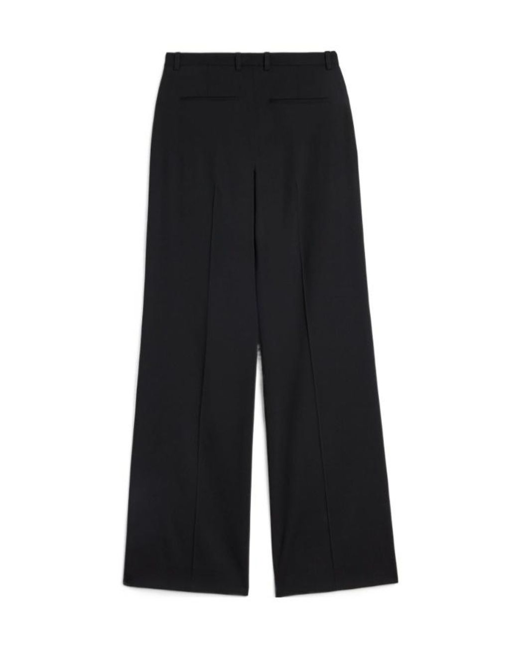 Jil Sander Black 162 Wide-Leg Pants