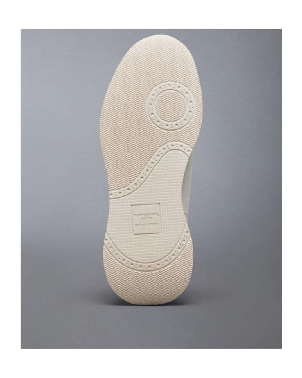 Thom Browne White Sprinter Panelled Sneakers for men
