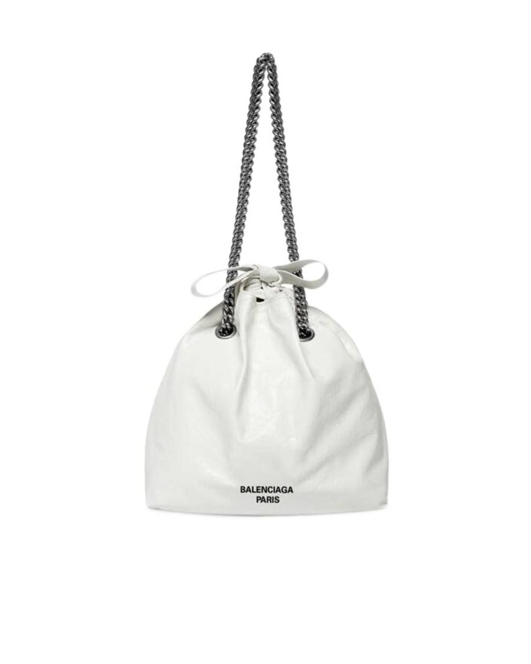 Balenciaga White Borsa Tote Crush Piccola Da Donna