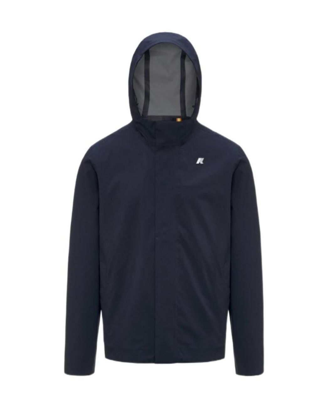 K-Way Blue Stretch Hooded Jacket for men