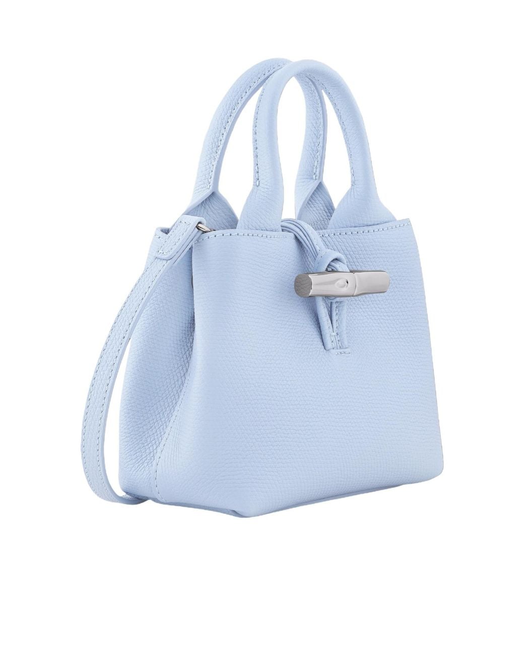 Longchamp Blue Large Le Roseau Tote Bag
