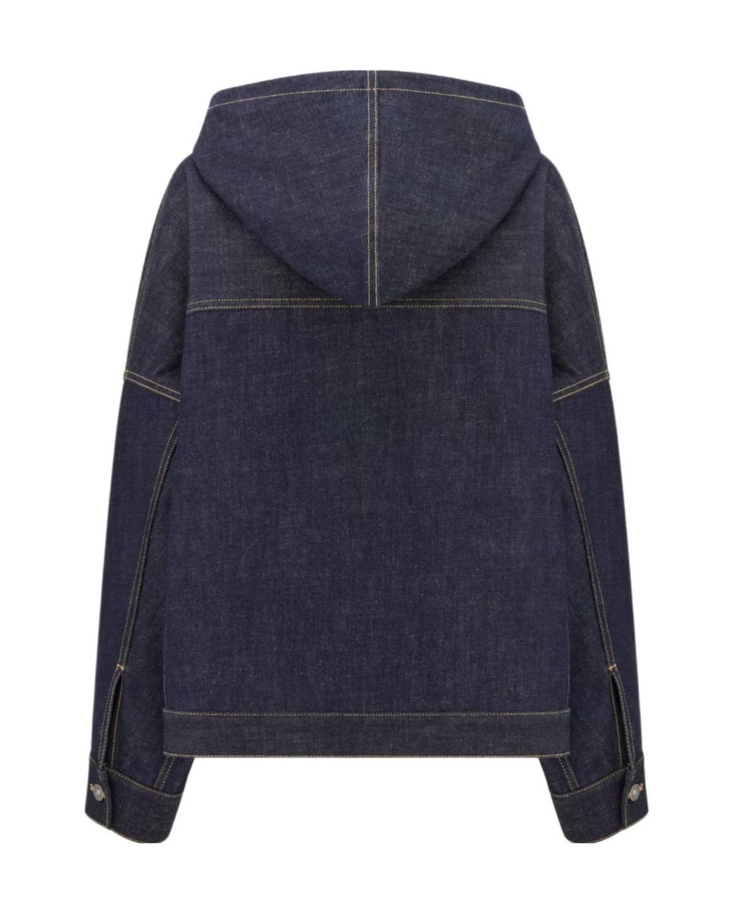 Dior Blue Oversized Hooded Jacket