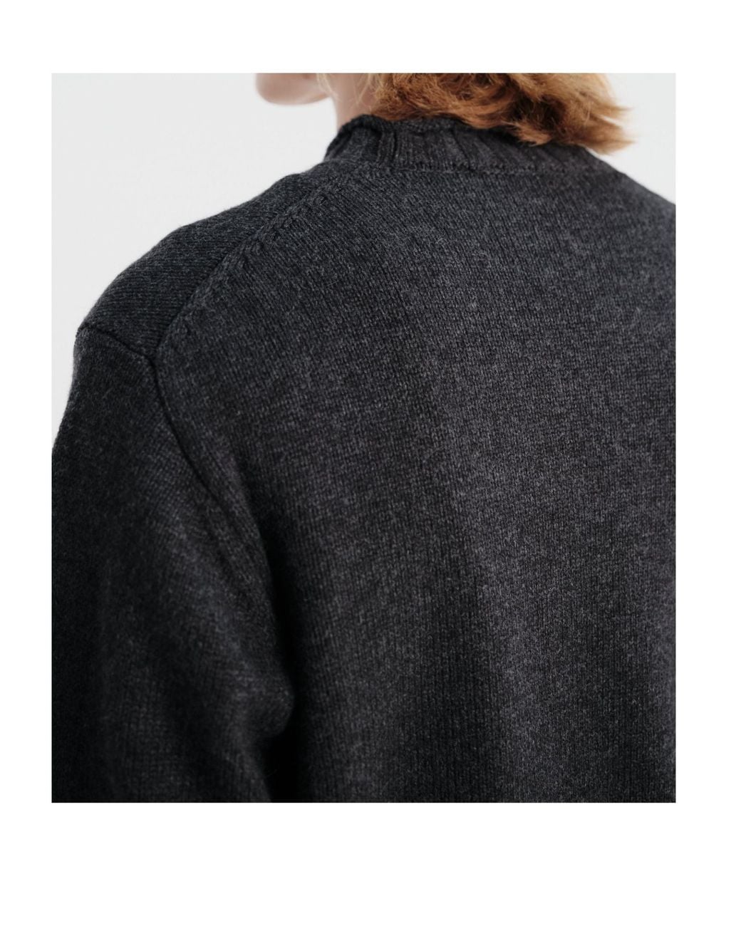 DUNST Blue Long-Sleeve Crew-Neck Knit Top for men