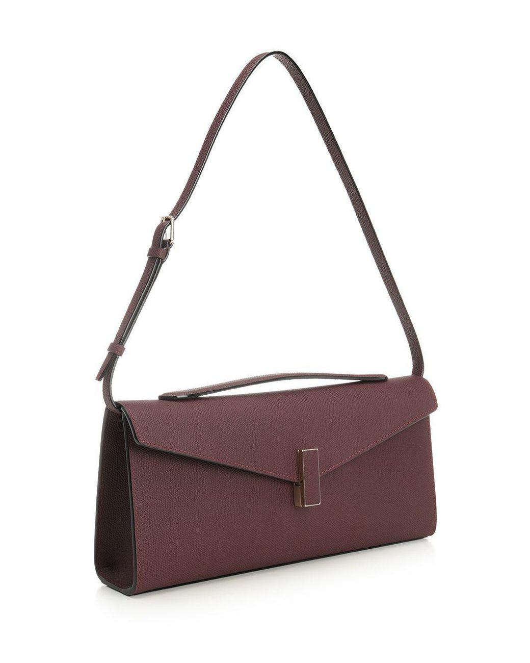 Valextra Purple Iside Clutch Bag