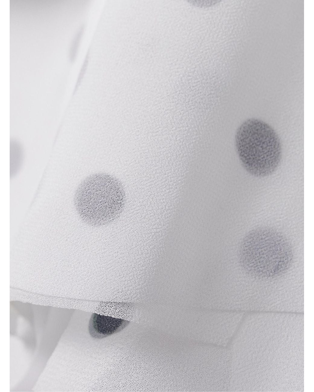 Acne White Layered Blouse