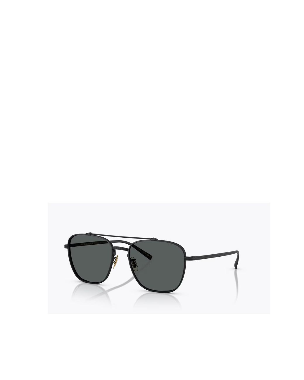 Oliver Peoples Black Full Frame Sunglasses for men