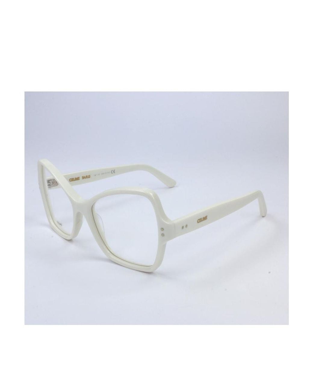Céline White Logo Flat Mirror