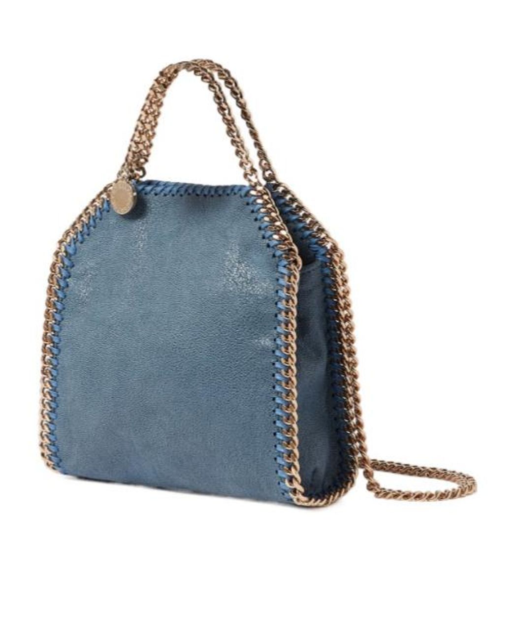 Stella McCartney Blue Falabella Tiny Shoulder Bag