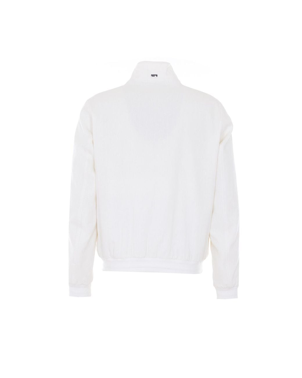 Herno White Button-Up Bomber Jacket for men