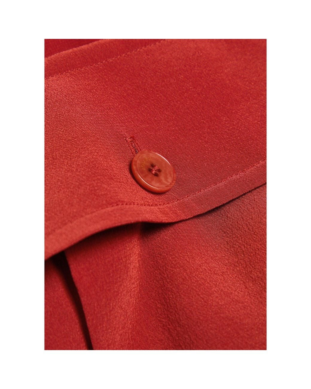 Joseph Red Belted Top