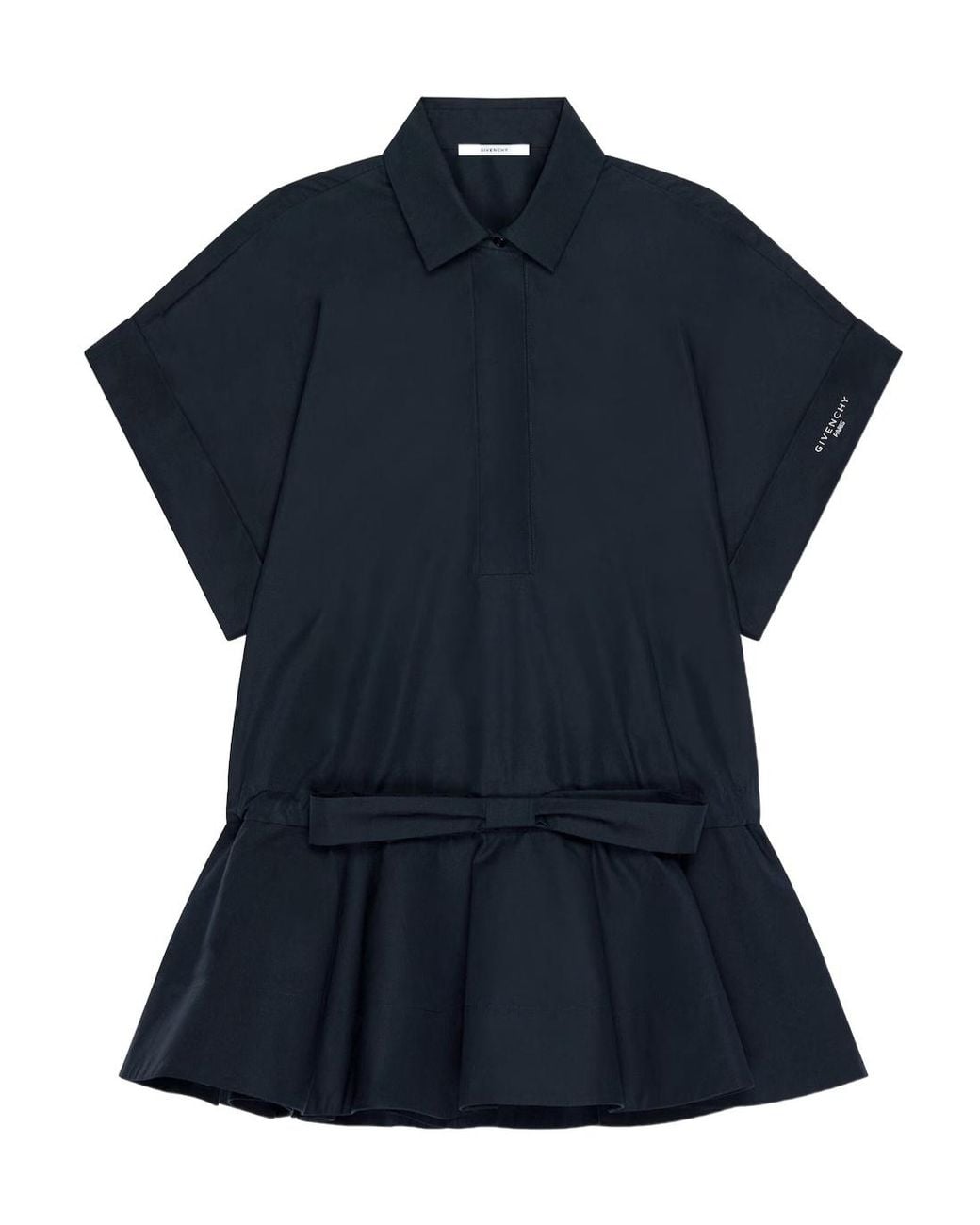 Givenchy Blue Mini Shirt Dress