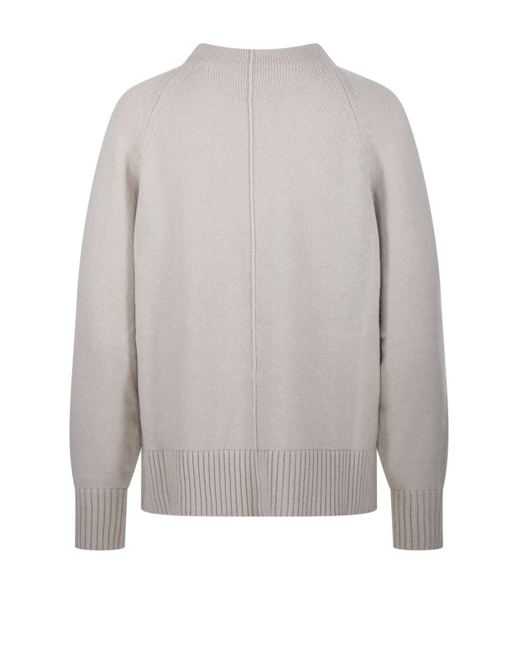 Max Mara Gray Crewneck Long-Sleeved Jumper