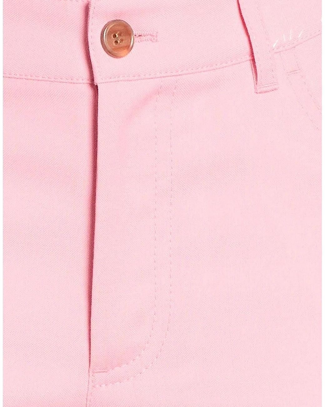 Marni Pink Slim-Fit Flared Pants