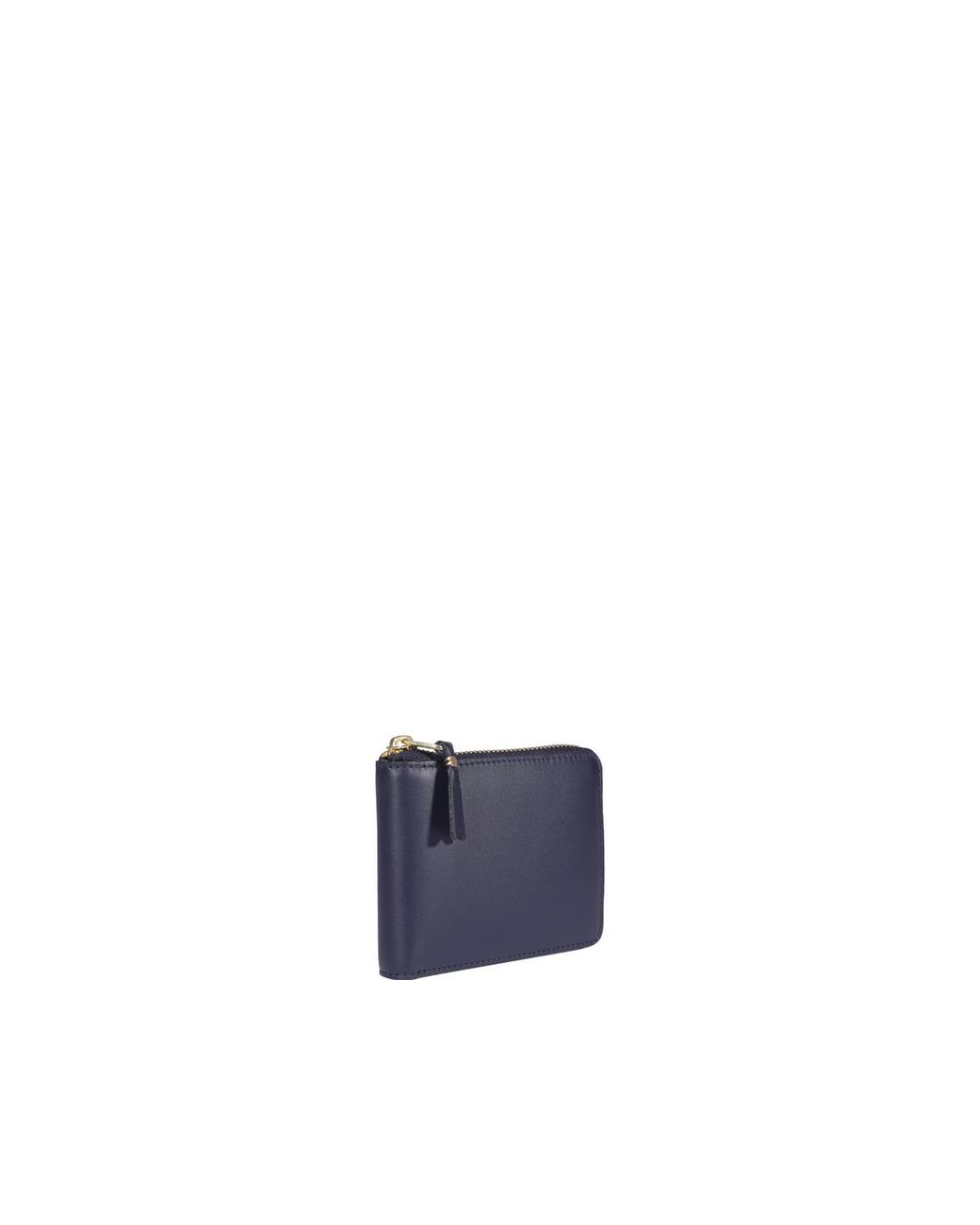 Comme des Garçons Blue Comme Des Garçons Wallet Embossed Zip Around Wallet