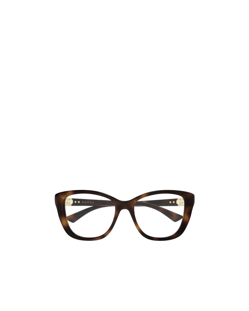 Gucci White Eyewear Cat Eye Frame Glasses