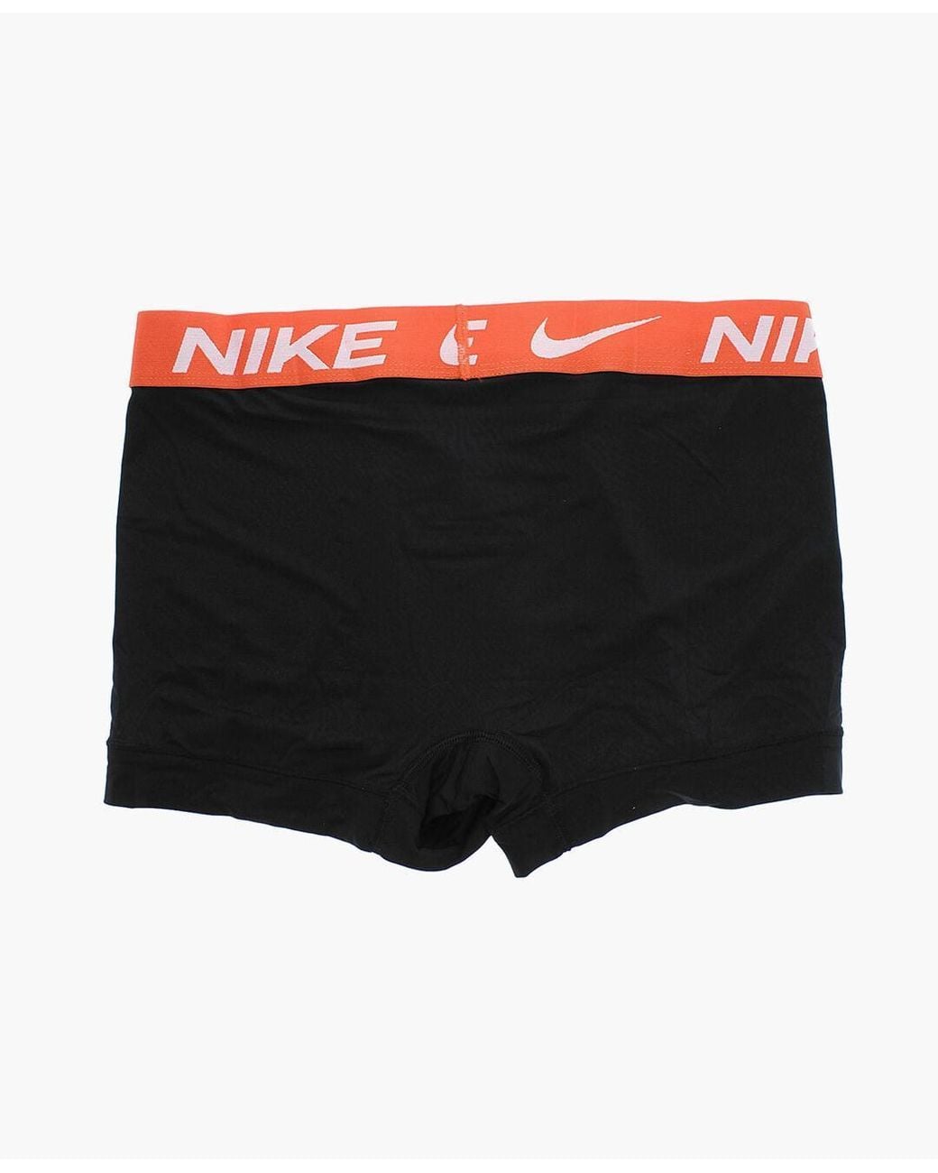Nike Black Dri-Fit Logo-Waistband Boxer Briefs (Set Of Three) for men
