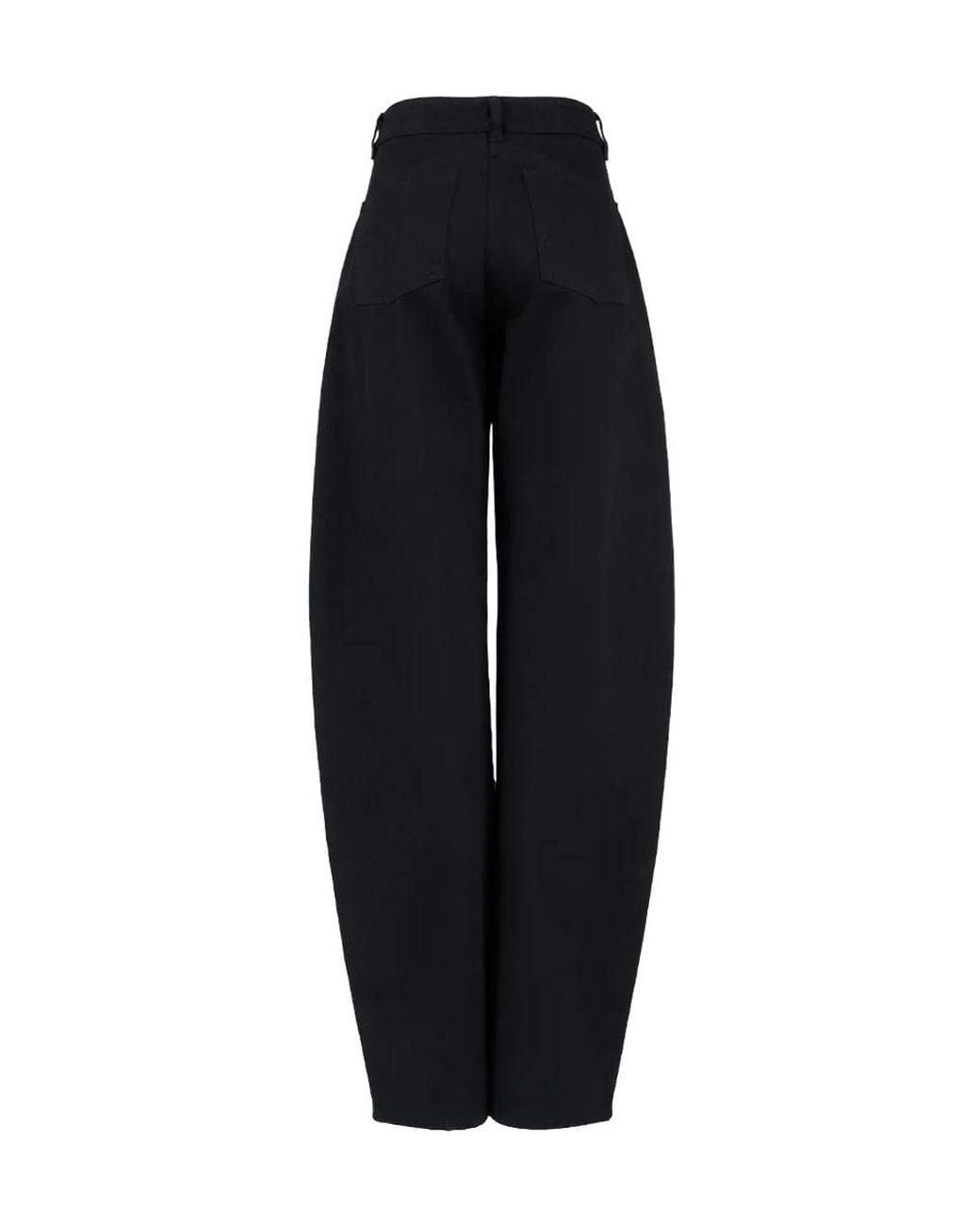 Alaïa Blue Crew-Neck Denim Jumpsuit