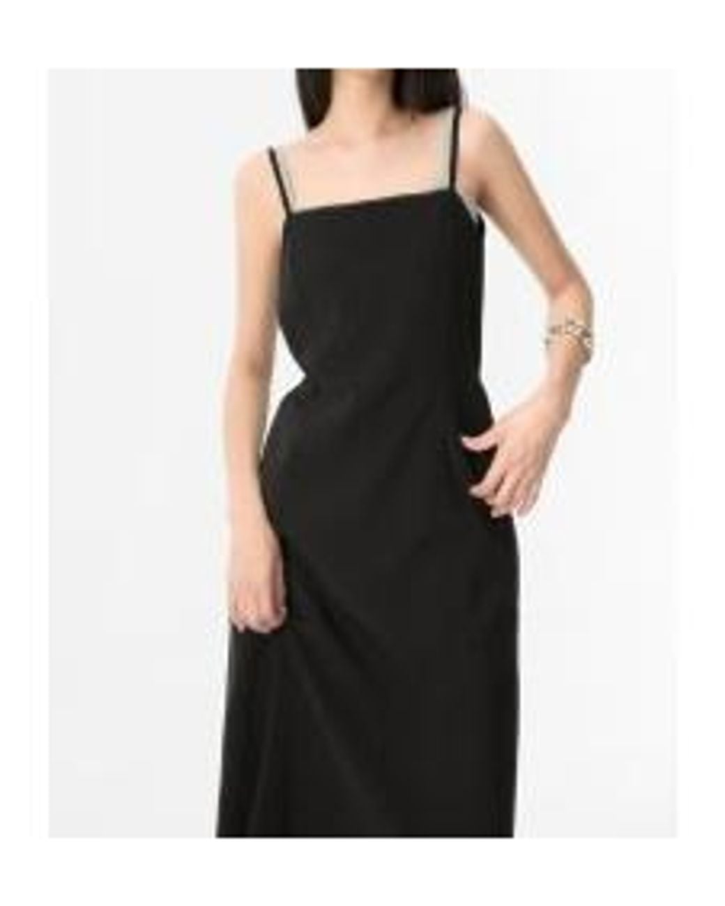 Céline Black Asymmetrical Dress