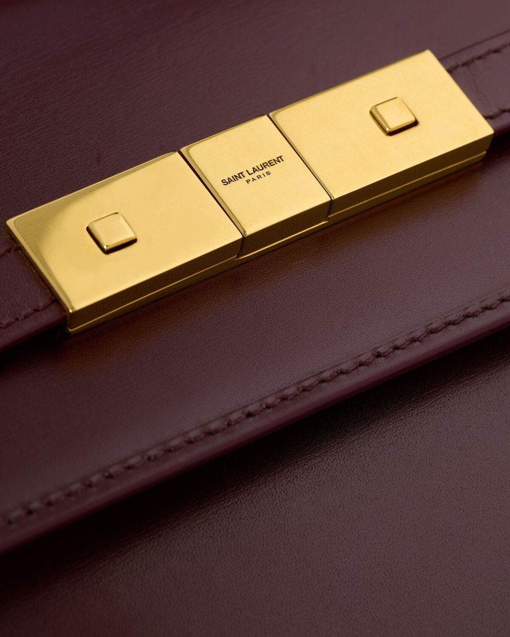 Saint Laurent Purple Manhattan Small Shoulder Bag