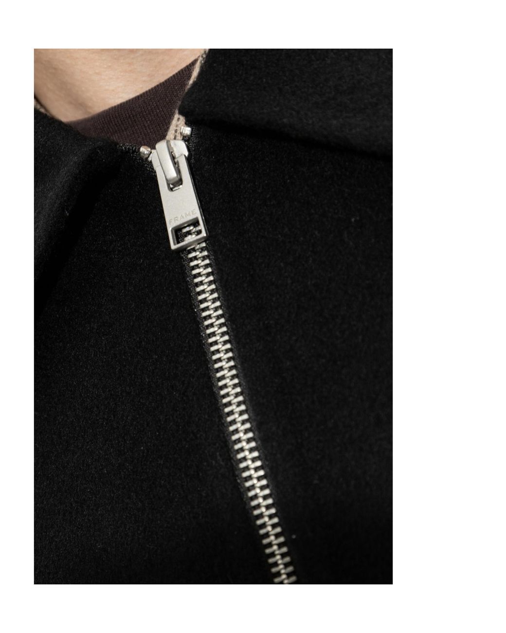 FRAME Black Double Face Jacket for men
