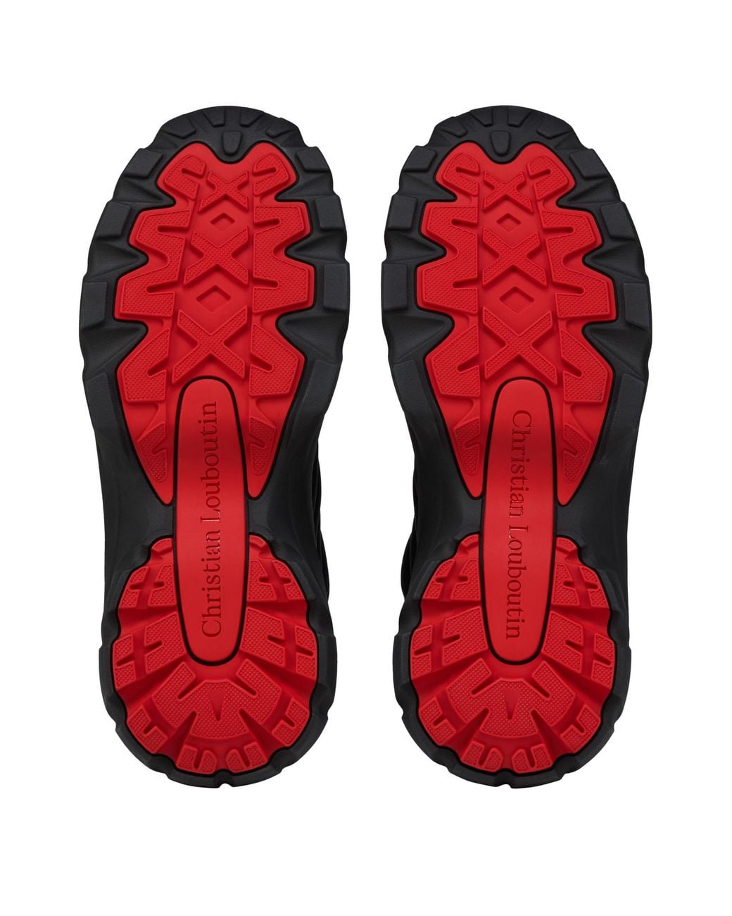 Christian Louboutin Black Round-Toe Sneakers for men