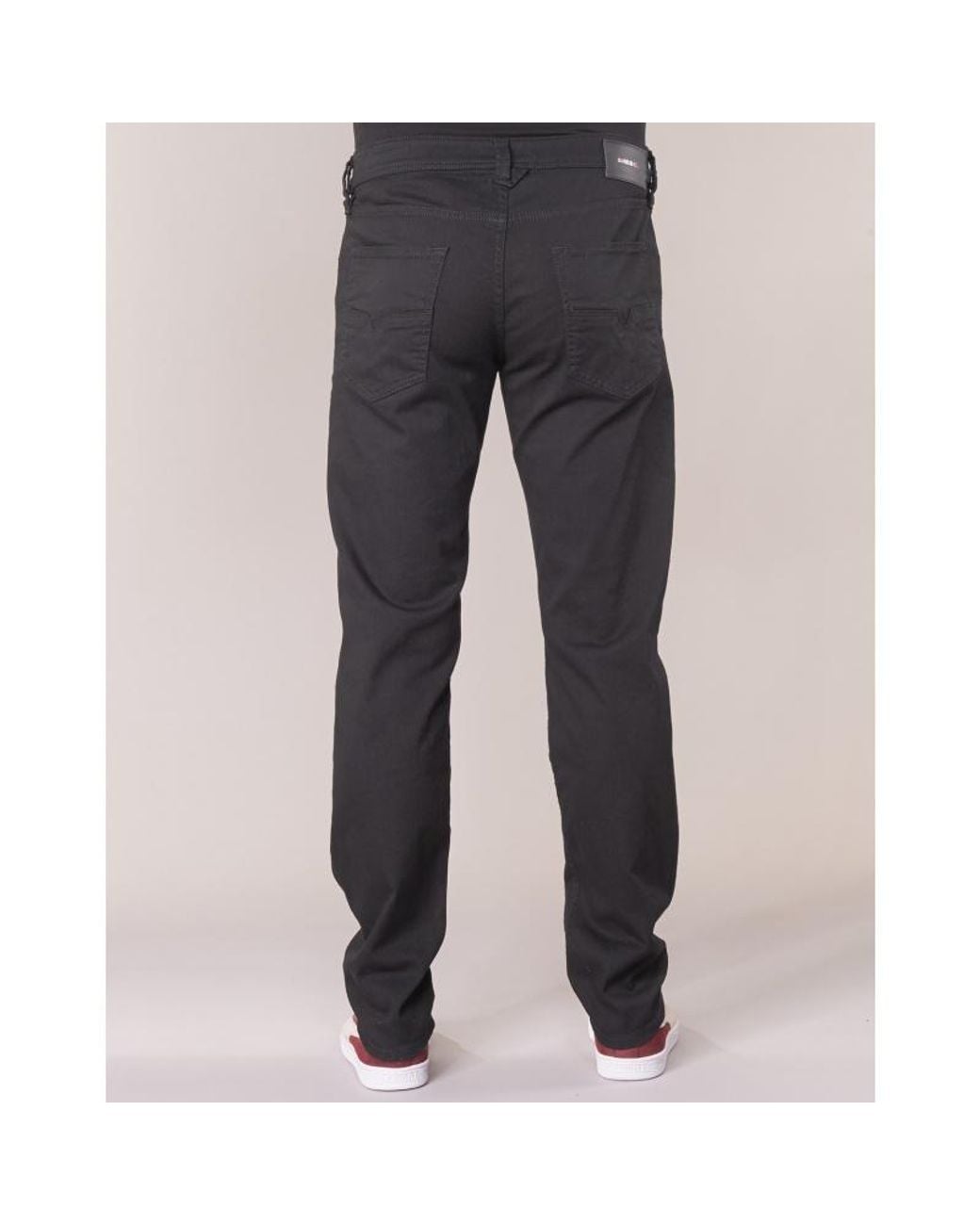 DIESEL Black Larkee Beex Tapered Leg Jeans for men