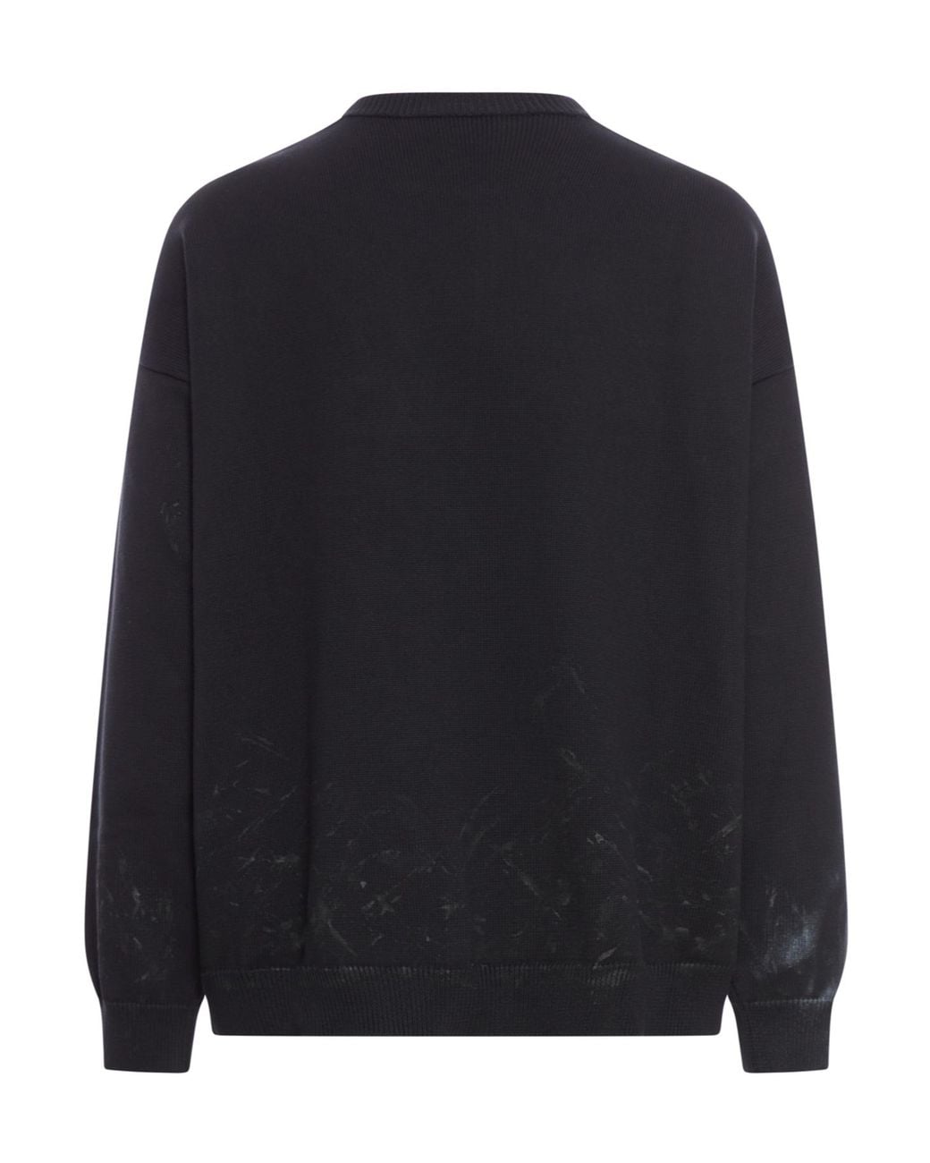 Balenciaga Black Bb Logo Crewneck Sweatshirt