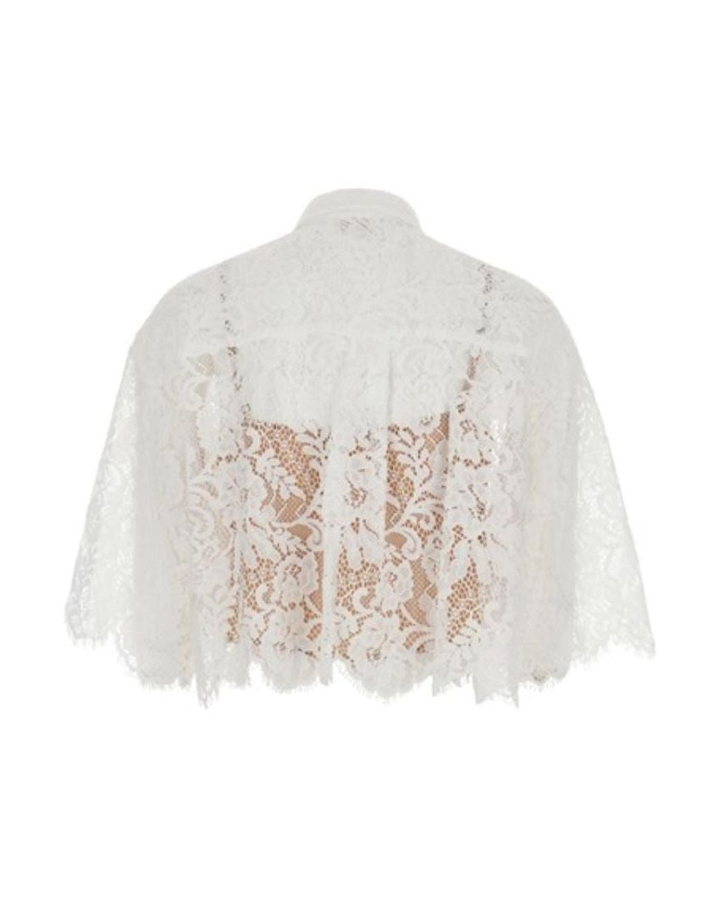 MICHAEL Michael Kors White Lace Shirt