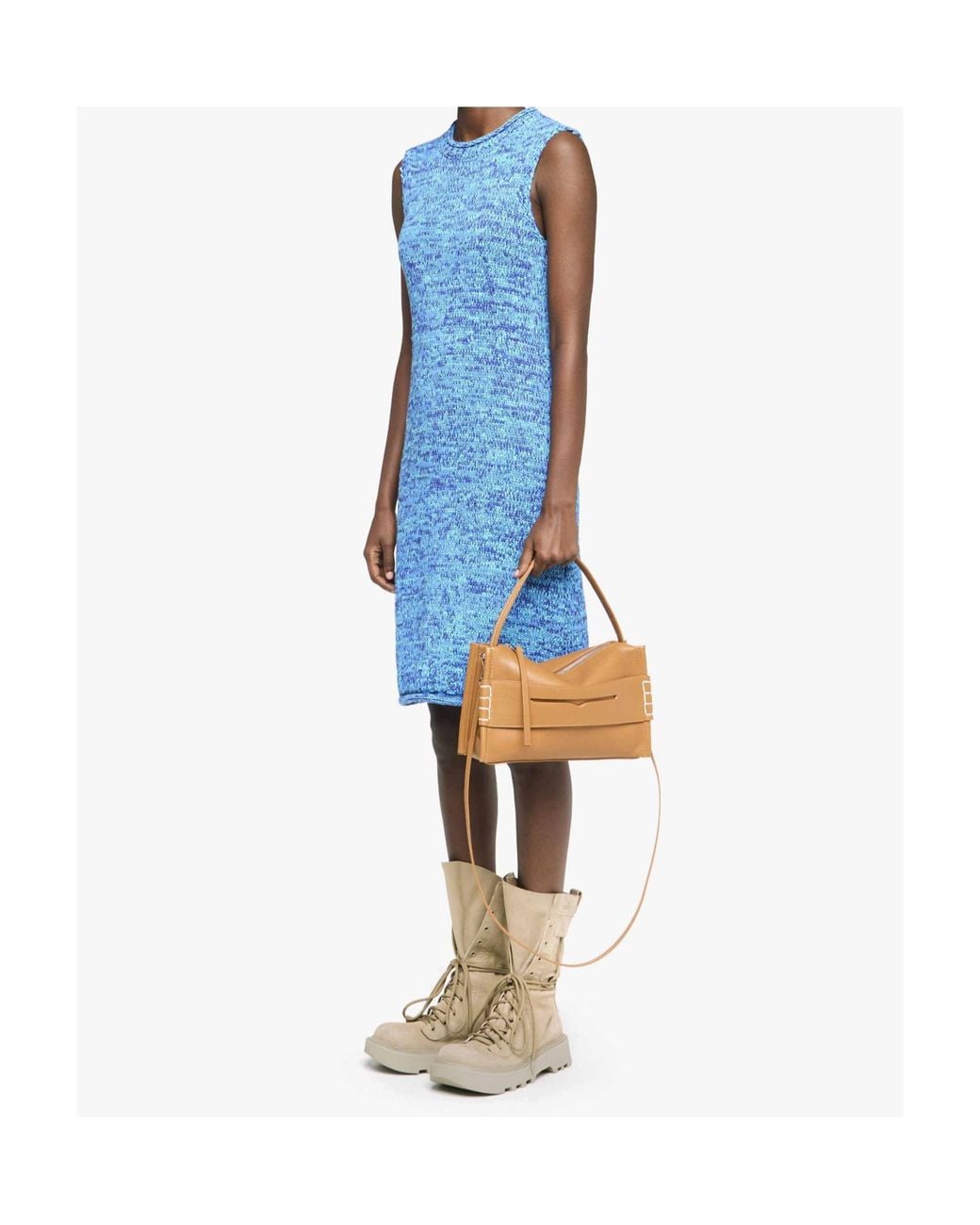 J.W. Anderson Blue Jw Anderson Space Dye Mini Dress