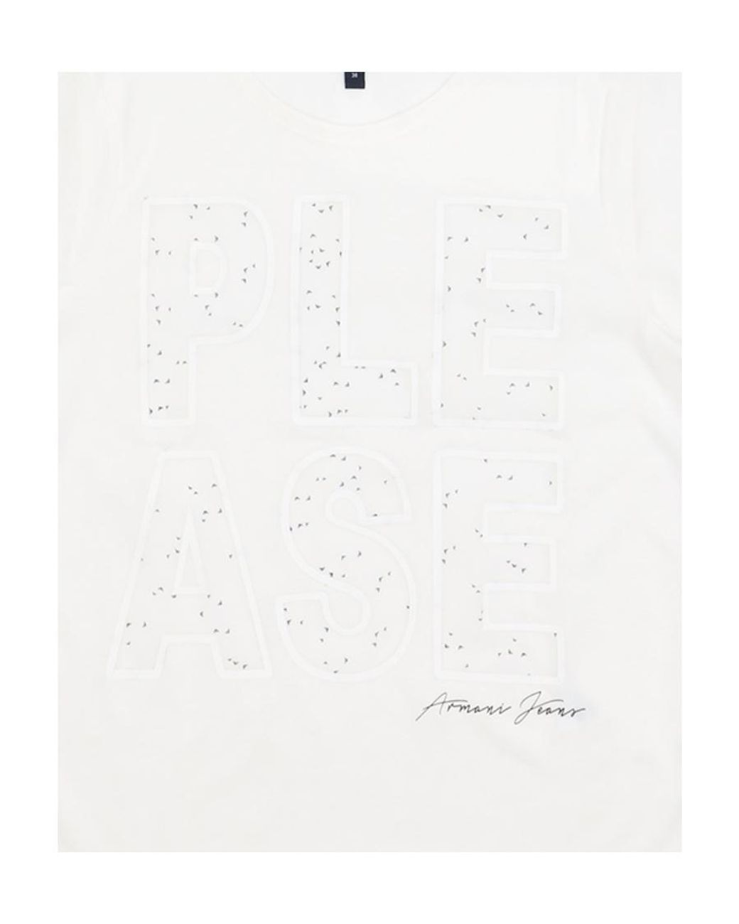 Armani Jeans White Printed T-Shirt
