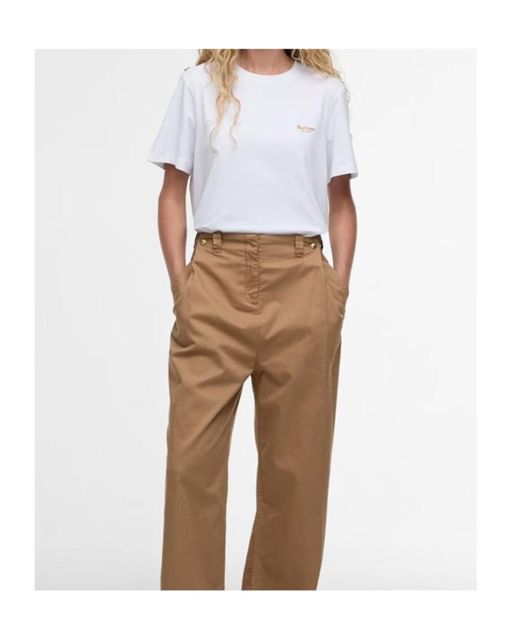 Barbour White B.Li Marla T-Shirt
