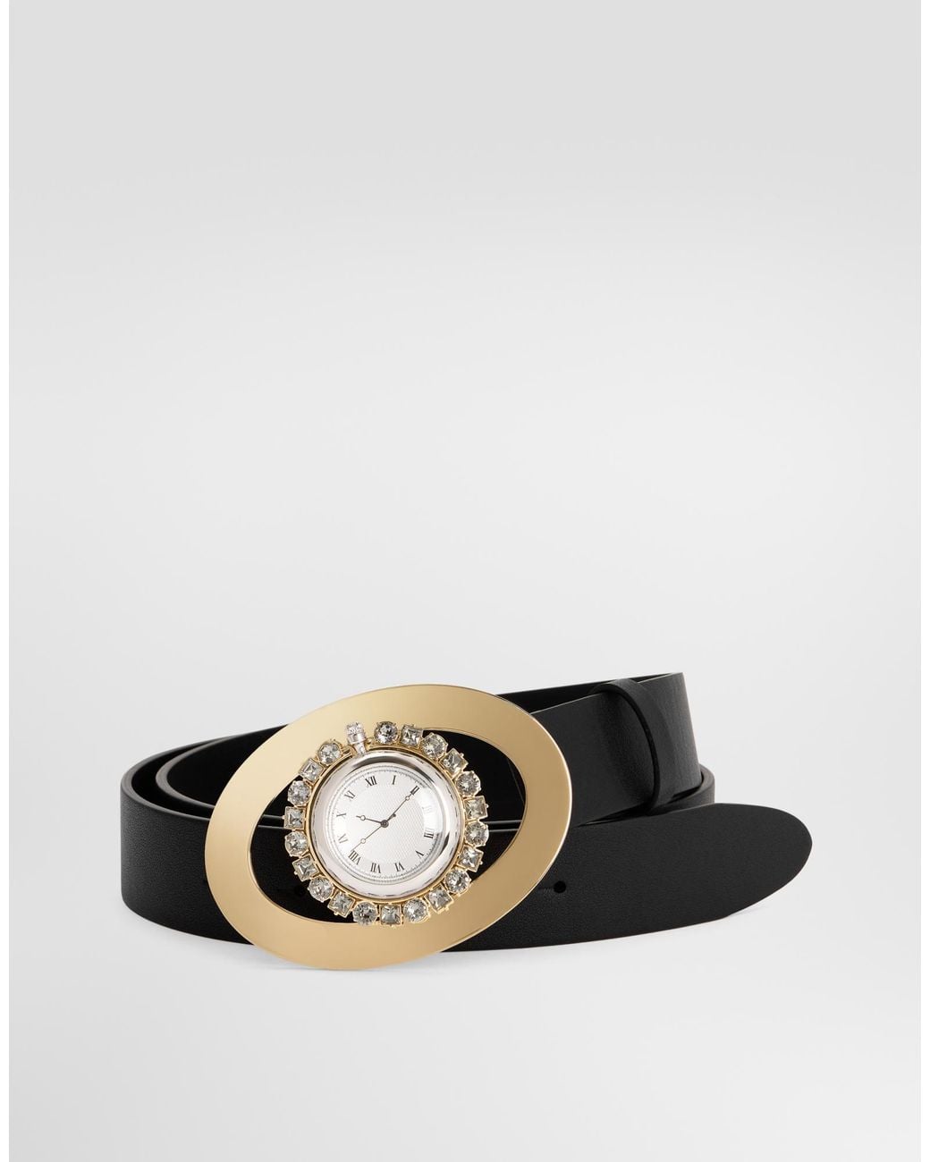 Dolce & Gabbana White Calfskin Belt for men