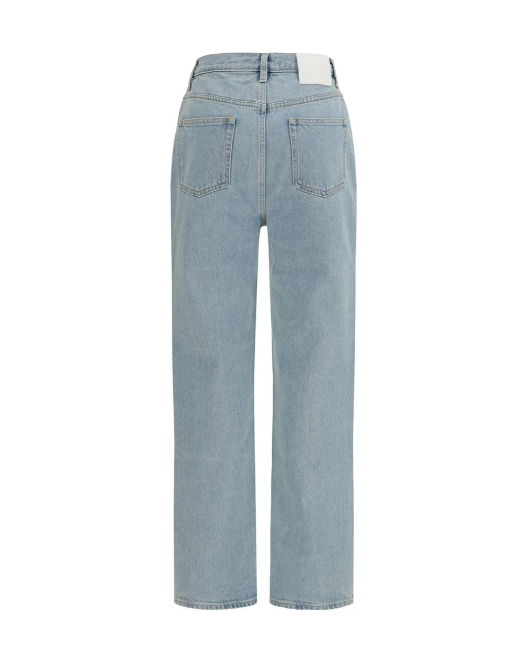 Loulou de Saison Blue Jude Straight-Leg Jeans