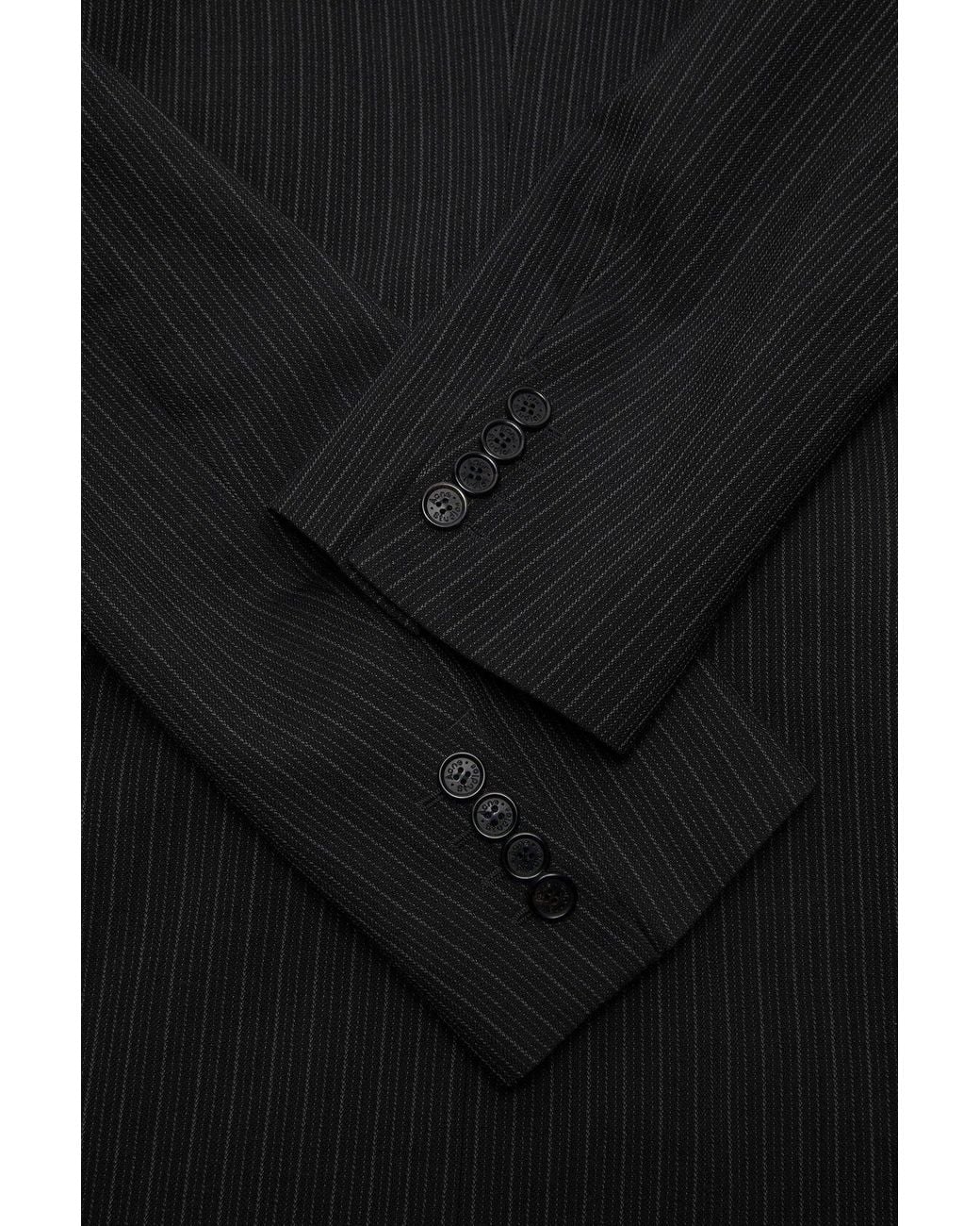 Acne Black Double-Breasted Blazer