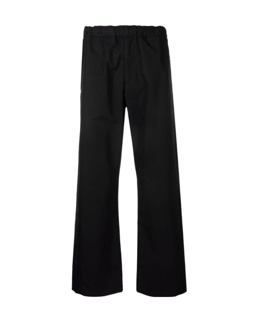 McQueen Black Wide Leg Trousers for men