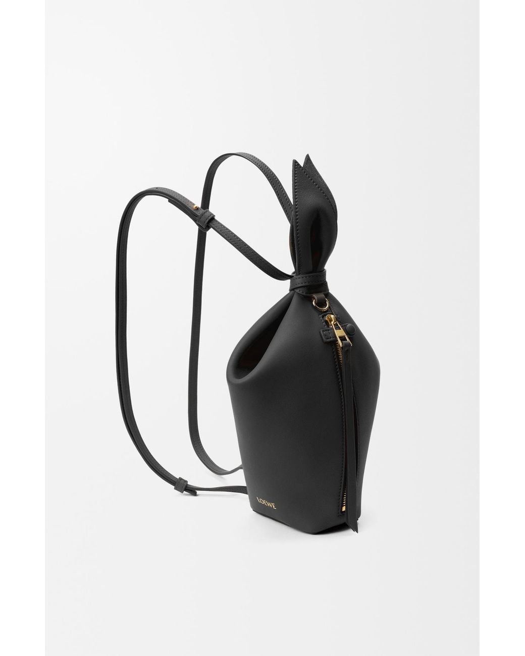 Loewe Black Zip-Up Backpack
