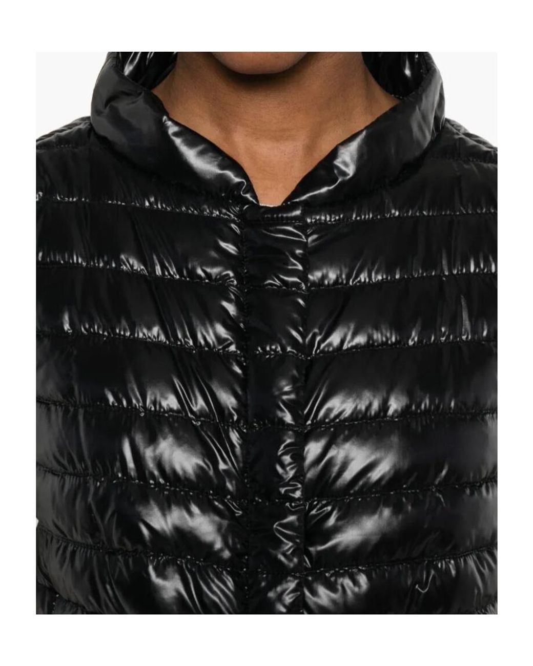 Herno Blue Zip-Fastening Quilted Gilet