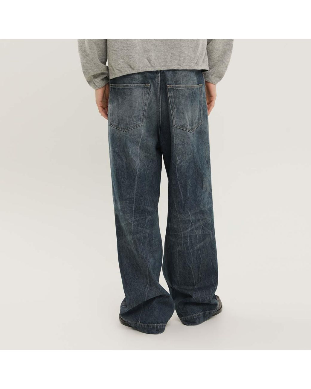 1989 STUDIO Blue Wide-Leg Jeans for men