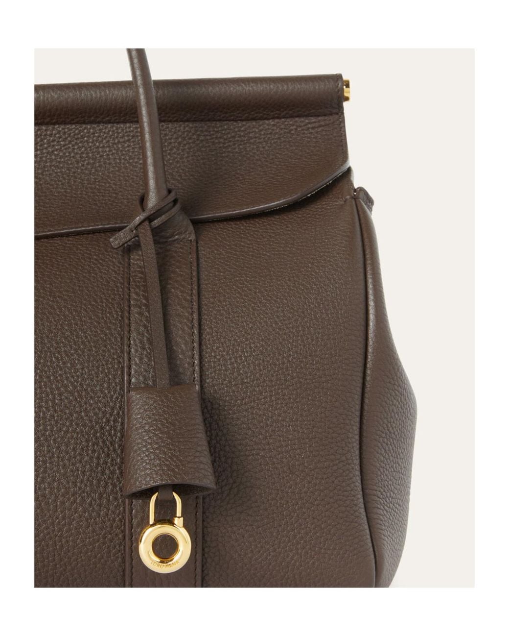 Loro Piana Brown Loom L32 Handbag