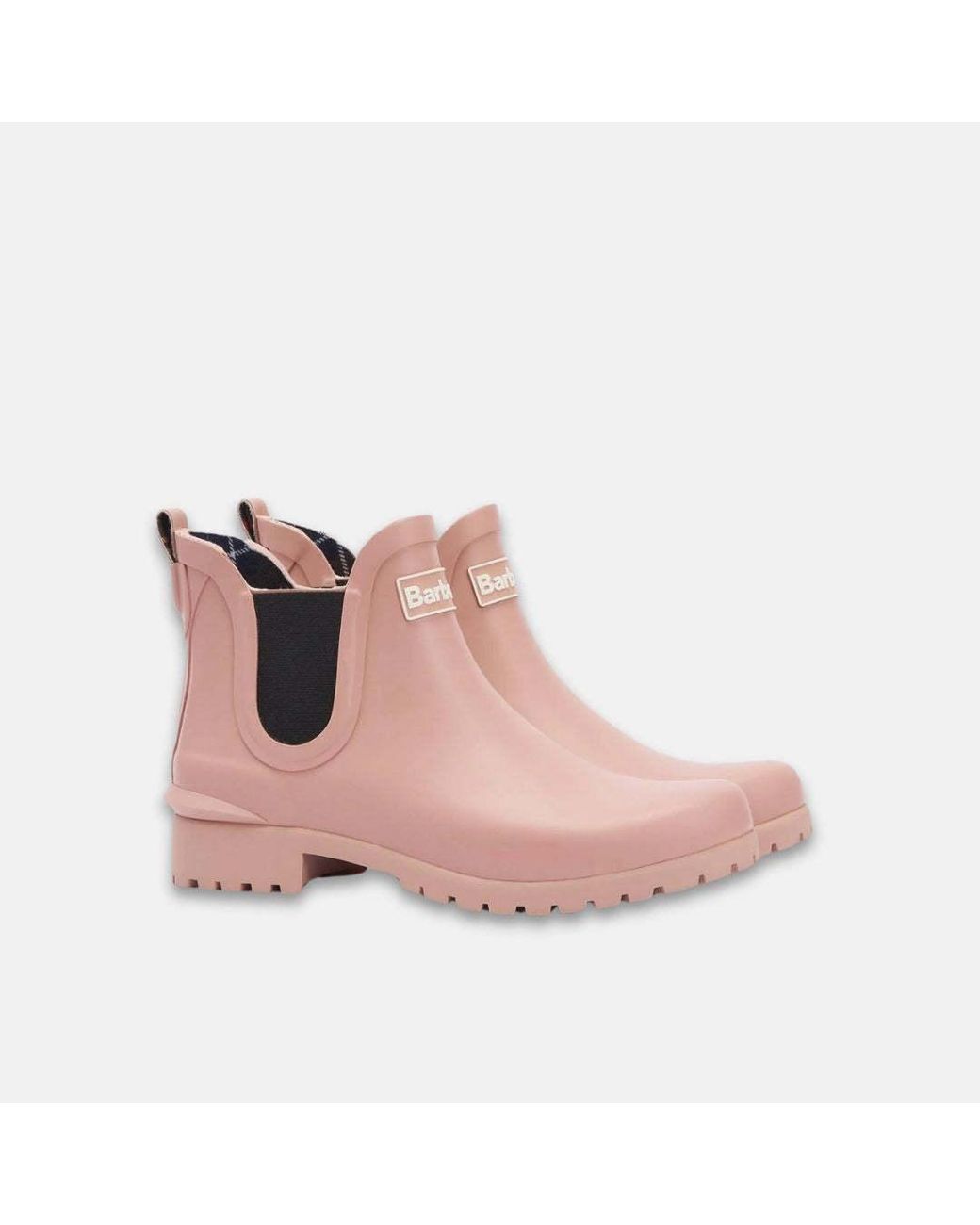 Barbour Pink Chelsea Boots