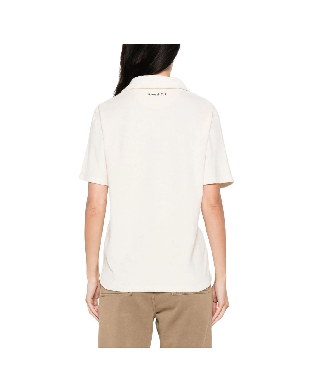 Sporty & Rich White Eden Script T-Shirt